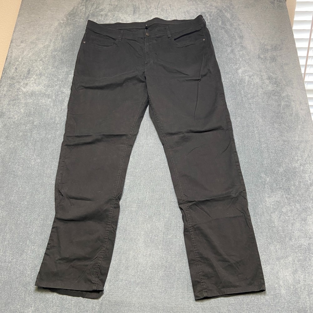 English Laundry Pants Mens 40x32 Black Cotton Stretch 5 Pockets Straight Leg